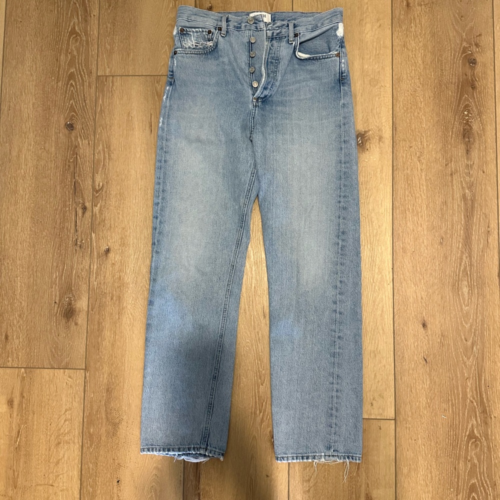 Agolde Light Blue women's size 25 Straight Jeans